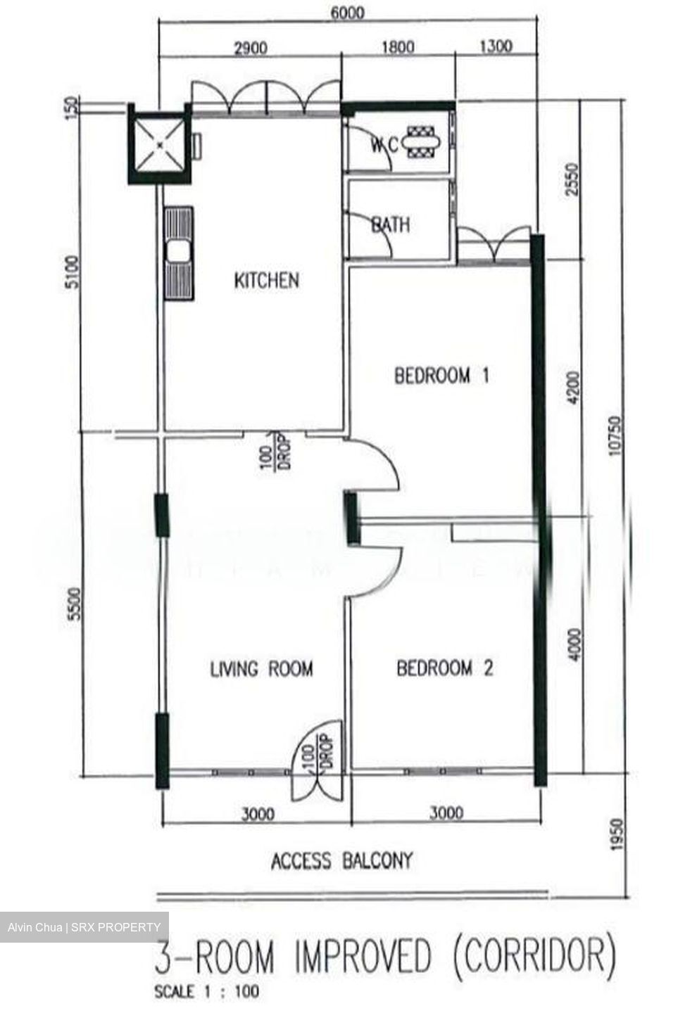 Blk 1 Tanjong Pagar Plaza (Bukit Merah), HDB 3 Rooms #543589491